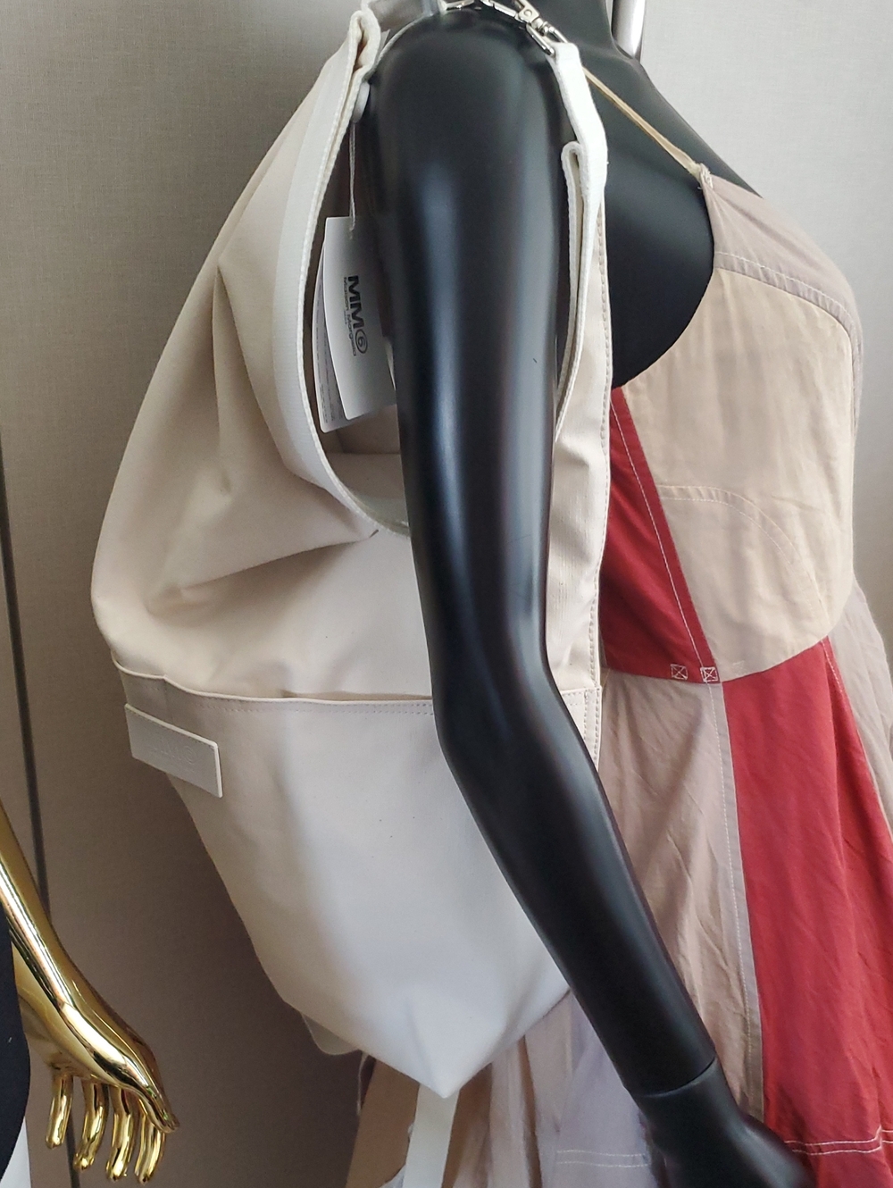 Maison Martin Margiela Utility Roll Shoulder Tote / Backpack Silver Hardware